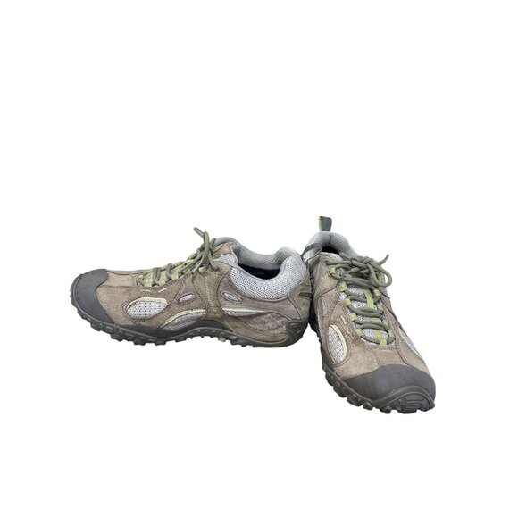 Merrell Goretex Wms brown suede hiking running trails sneakers Sz 8.5 SKU 9750 - Picture 2 of 16